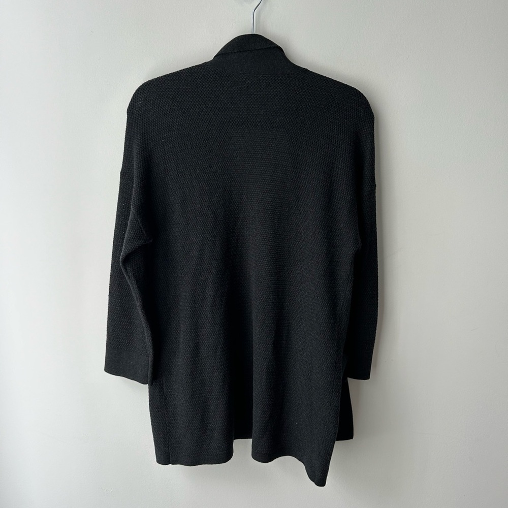 Aritzia Wilfred grey knit copernic silk cashmere cardigan sweater - Picture 12 of 13